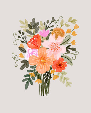 Large seasonal hand-tied bouquet